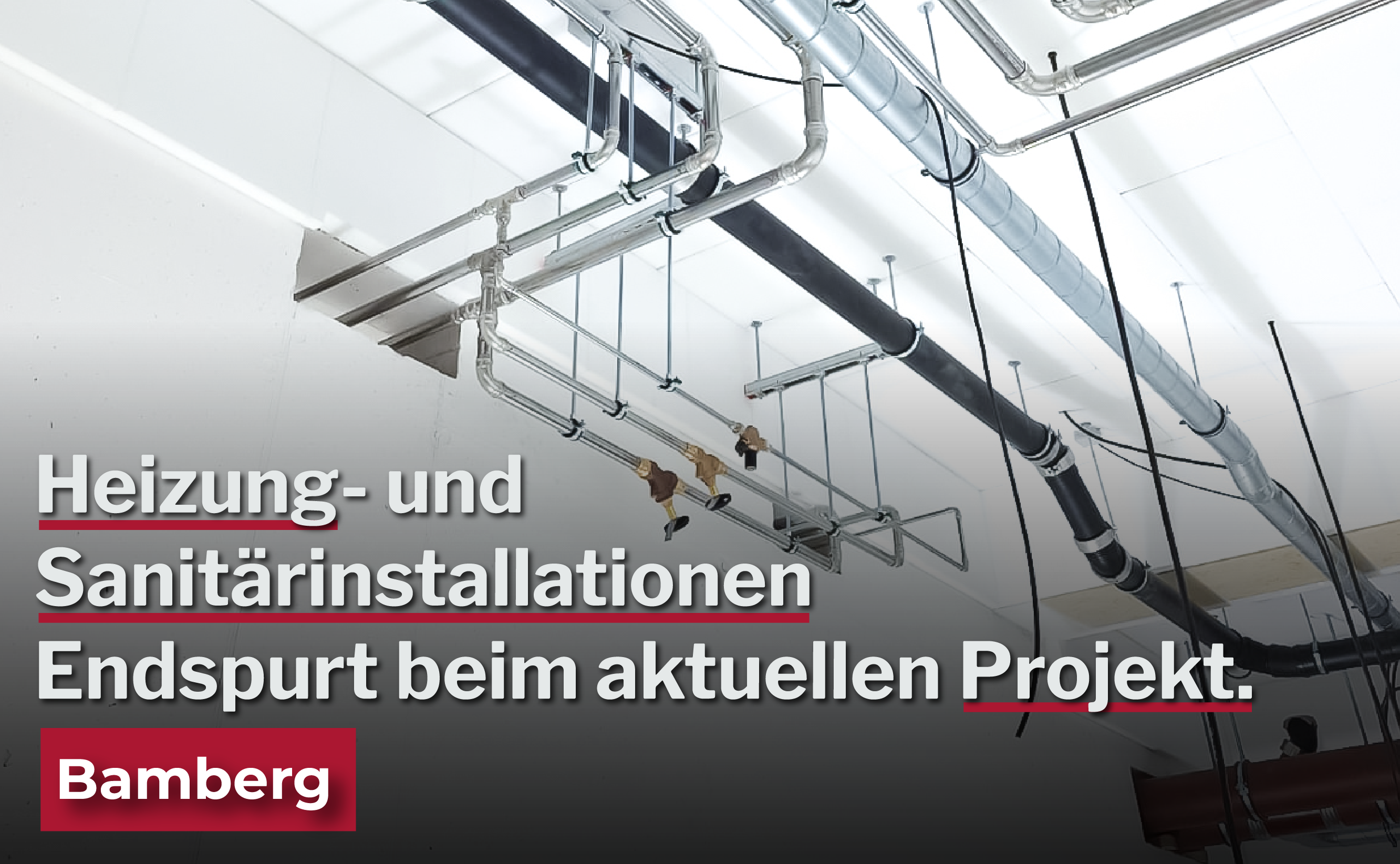 Technische Gebäudeausrüstung Bamberg – Endphase der Installationsarbeiten