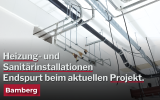 Technische Gebäudeausrüstung Bamberg – Endphase der Installationsarbeiten